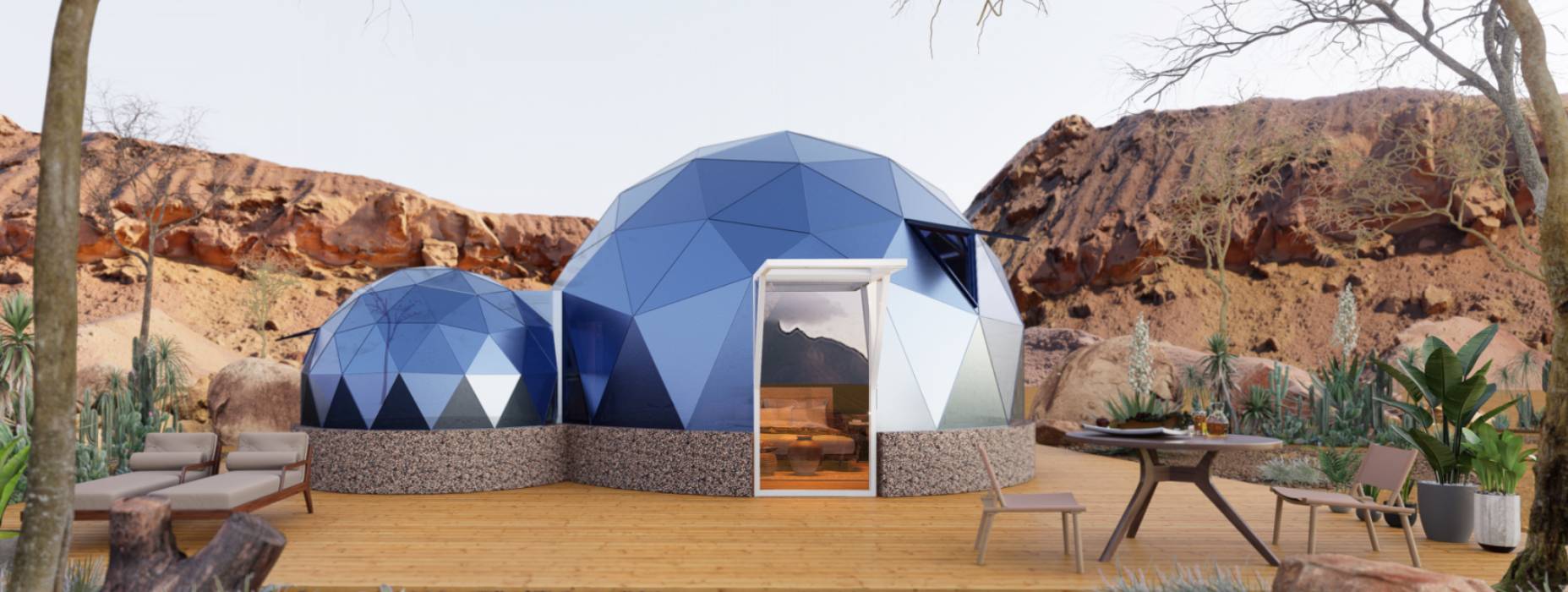 田阳县球形智能光伏玻璃星空房